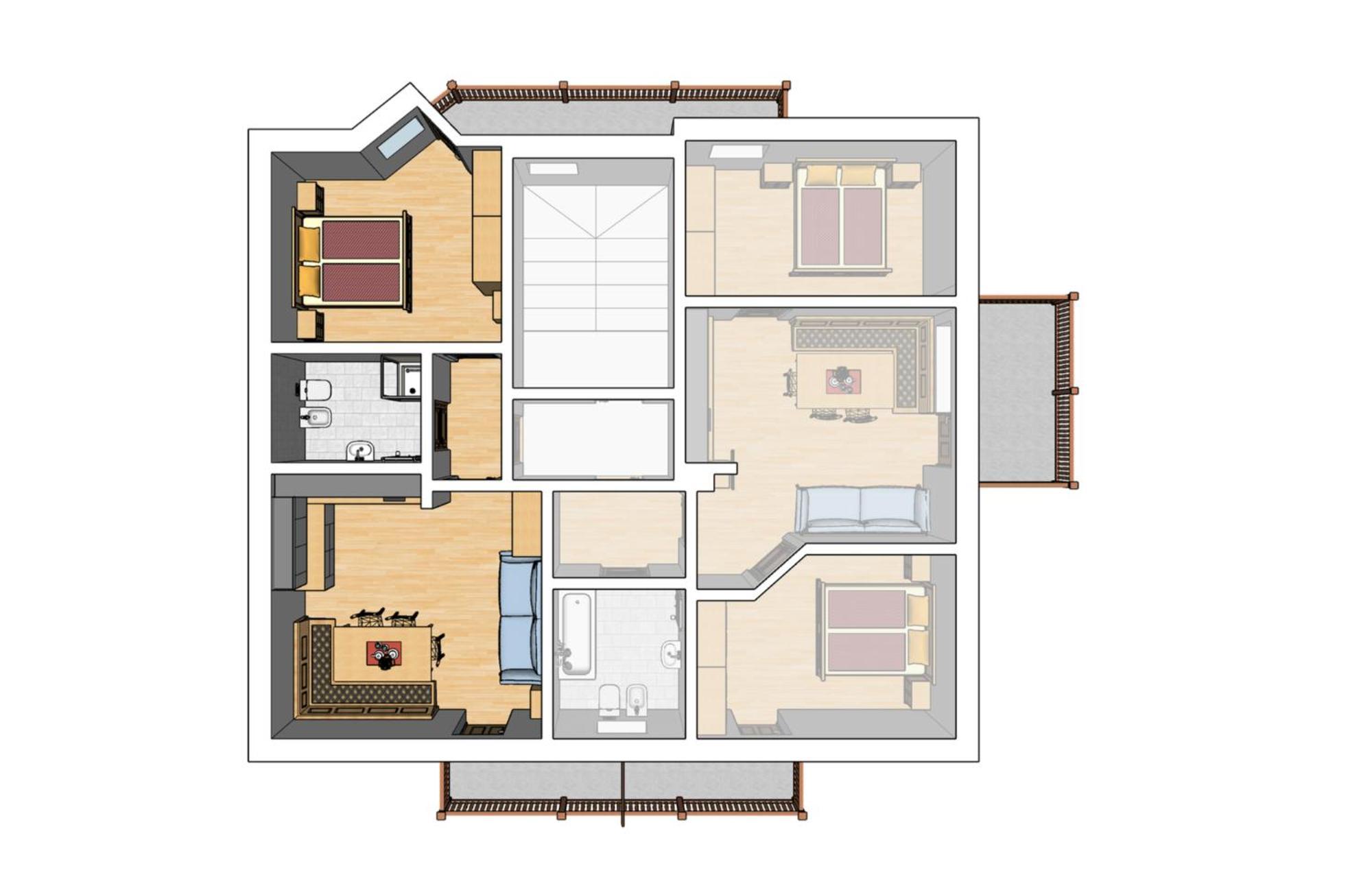 Apartment Fedares La Valle Buitenkant foto